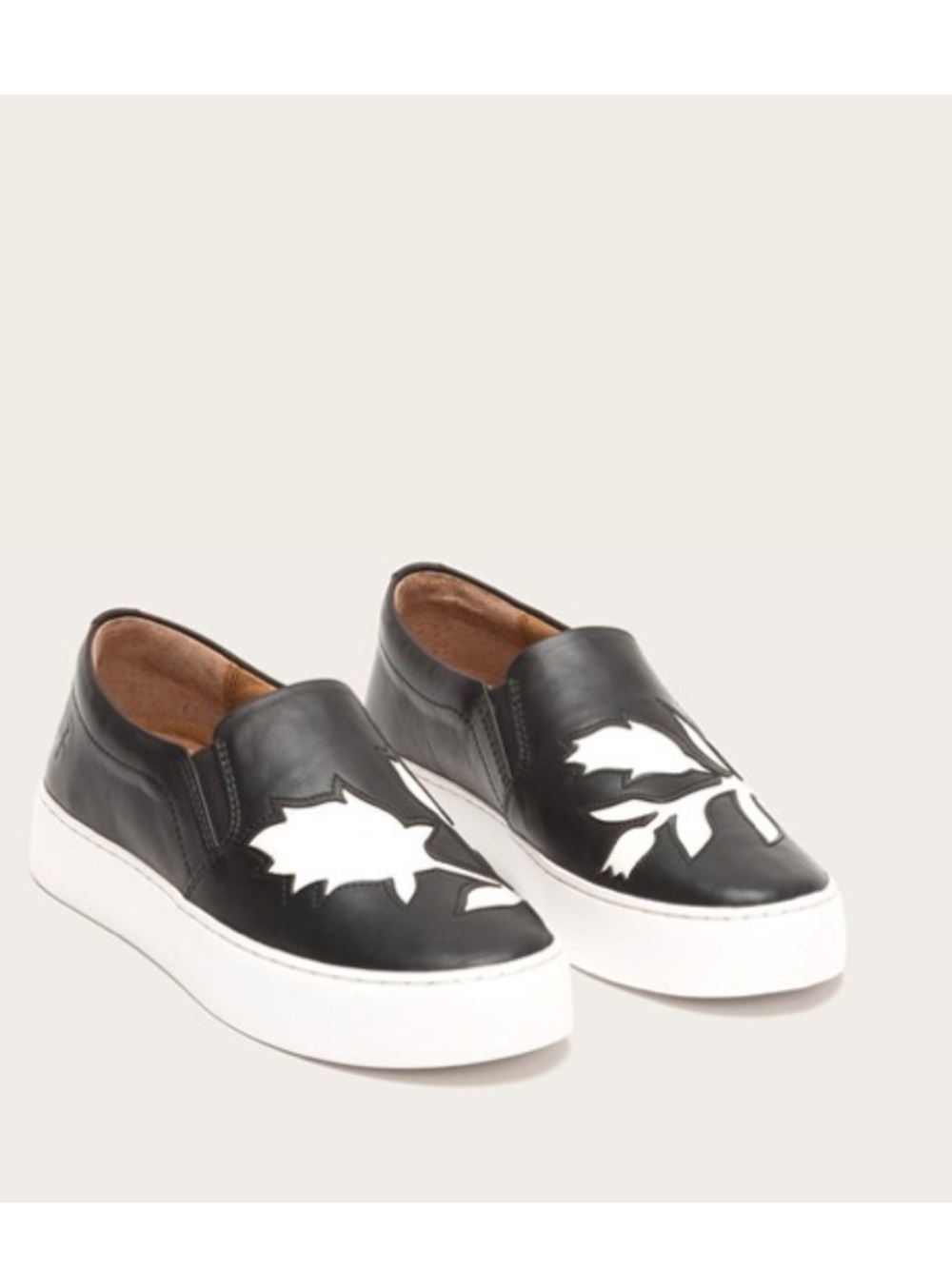 Barely used! Frye Lena Floral Slip On Shoes